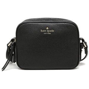 Black kate spade pebbled leather crossbody bag!